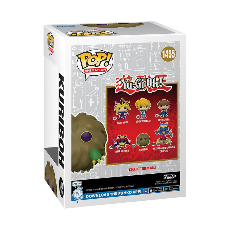 Funko Pop! Yu-Gi-Oh! Kuriboh Flocked Glow in the Dark AAA Exclusive Vinyl Figure