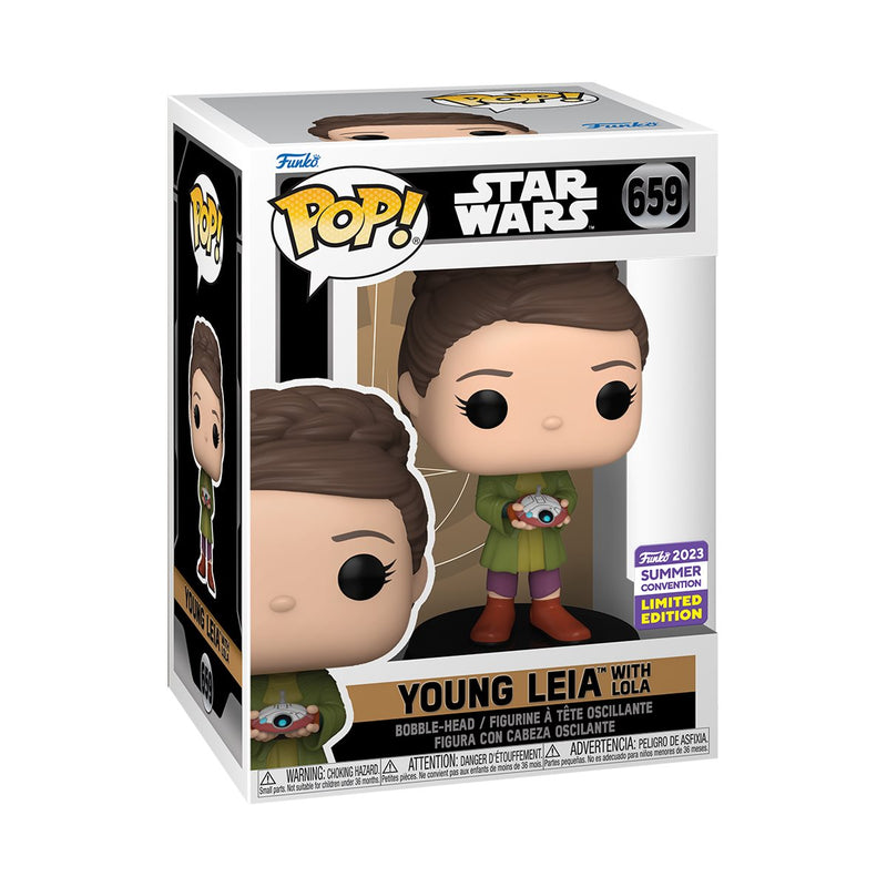 Funko Pop! Star Wars Obi-Wan Kenobi: Young Leia with Lola