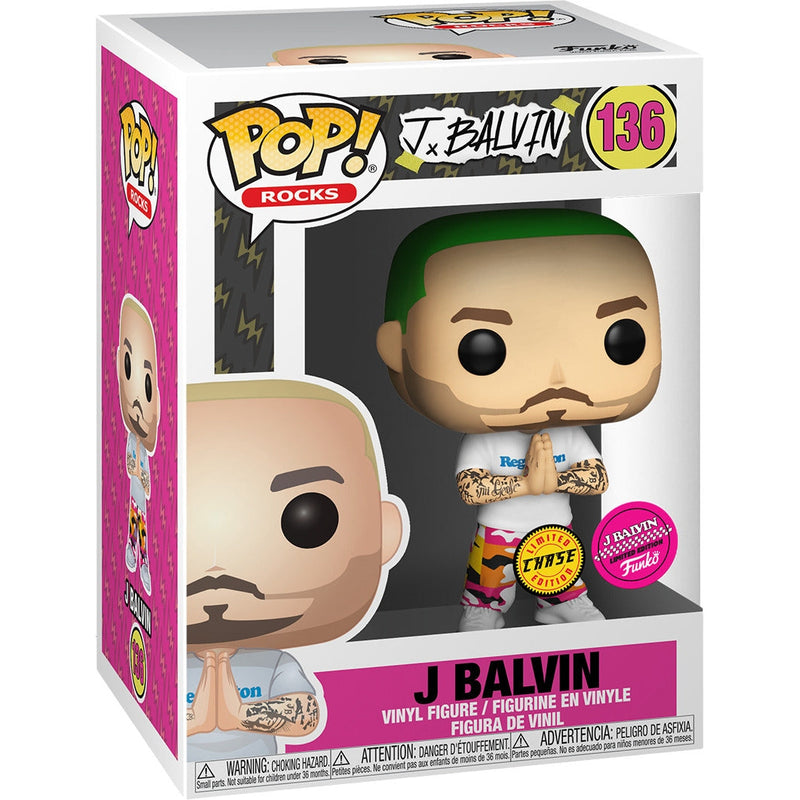 Funko Pop! Rocks: J Balvin (Limited Edition) Chase Vinyl Figure