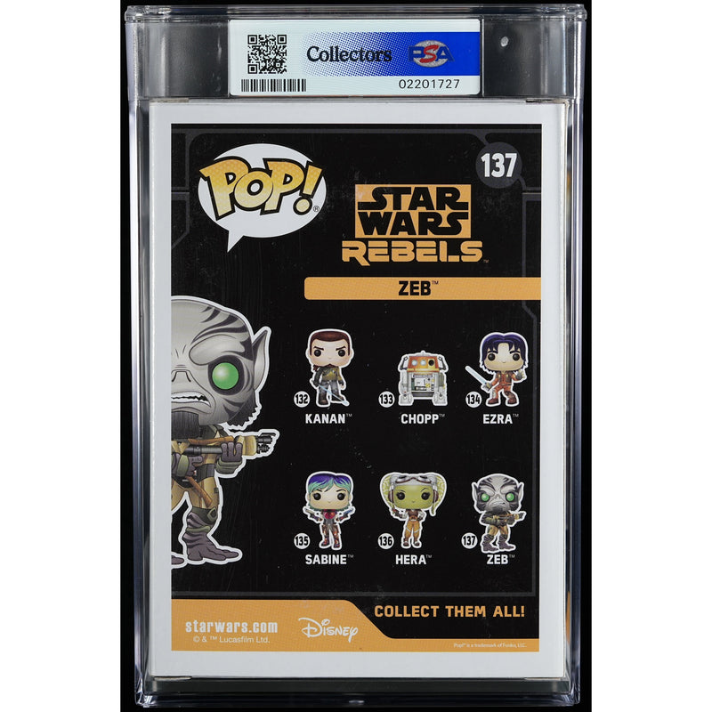 Funko Pop! Star Wars: Zeb PSA Graded Vinyl Figure