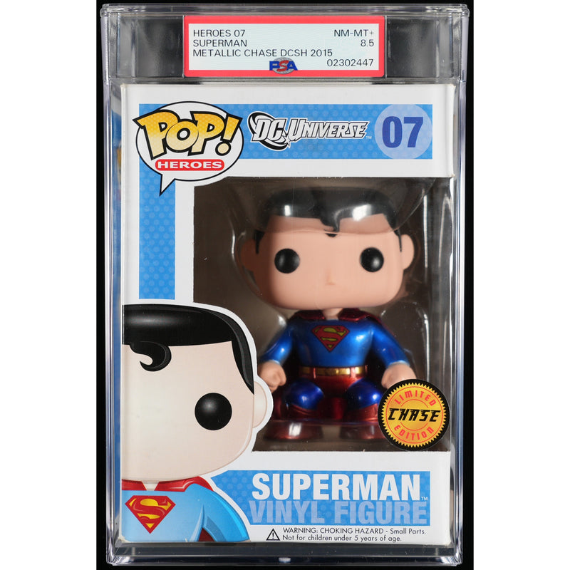 Funko Pop! DC Universe: Superman Chase PSA Graded Vinyl Figure