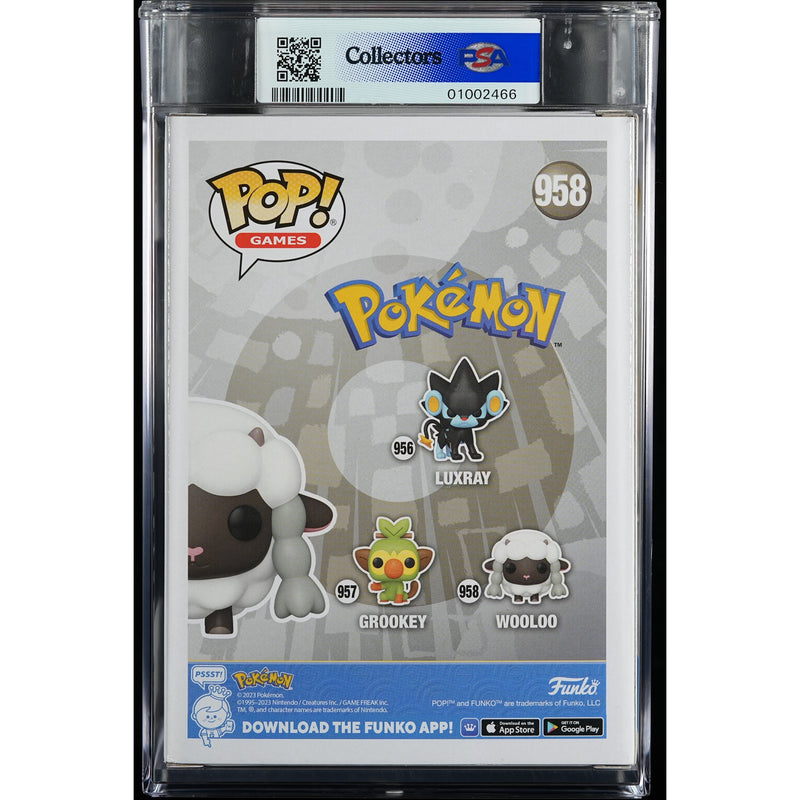 Funko Pop! Pokemon: WooLoo PSA Graded Vinyl Figure