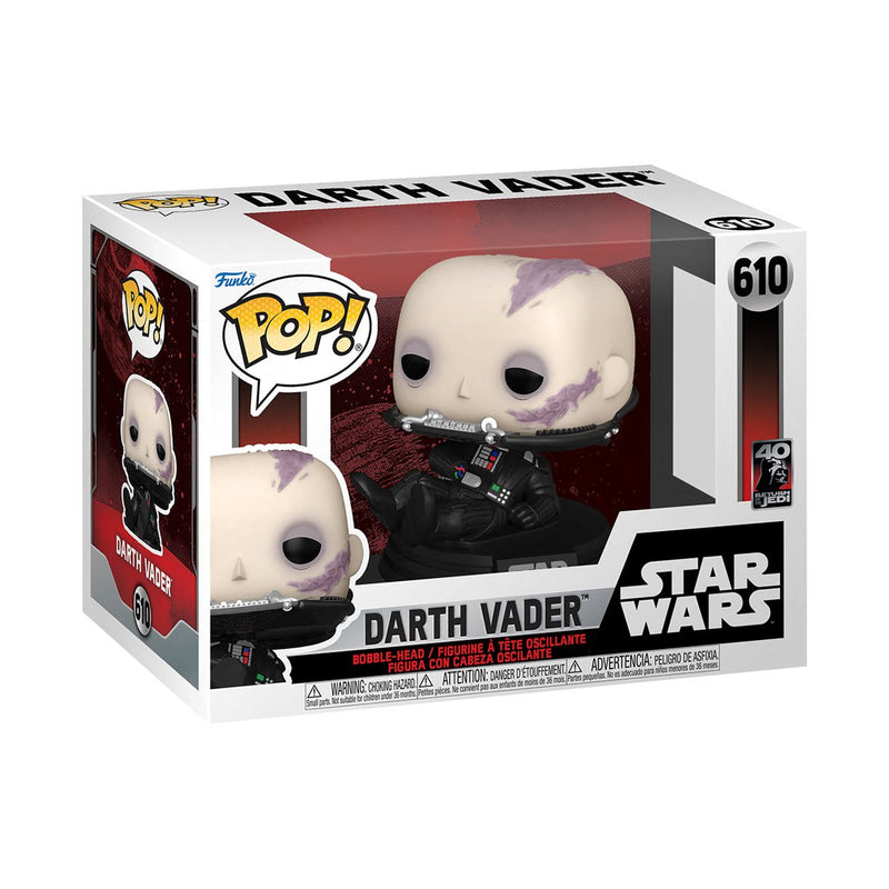 Funko Pop! Star Wars Return of the Jedi 40th: Darth Vader (Unmasked) Vinyl Figure