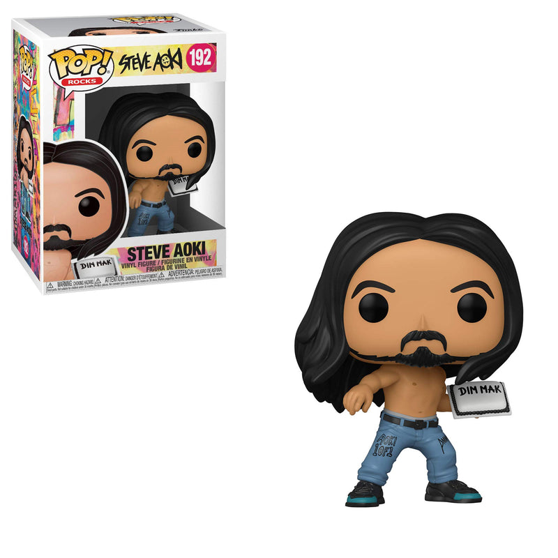 Funko Pop! Vinyl Steve Aoki: Steve Aoki with Cake Vinyl Figure