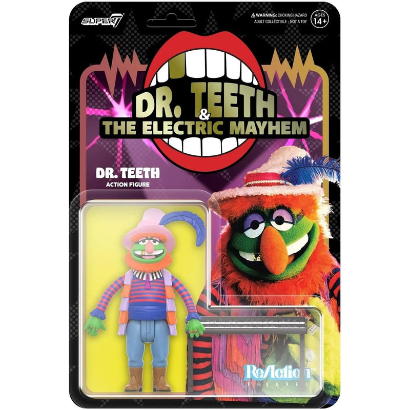 Super7 The Muppets Dr. Teeth & The Electric Mayhem: Dr. Teeth ReAction Figure