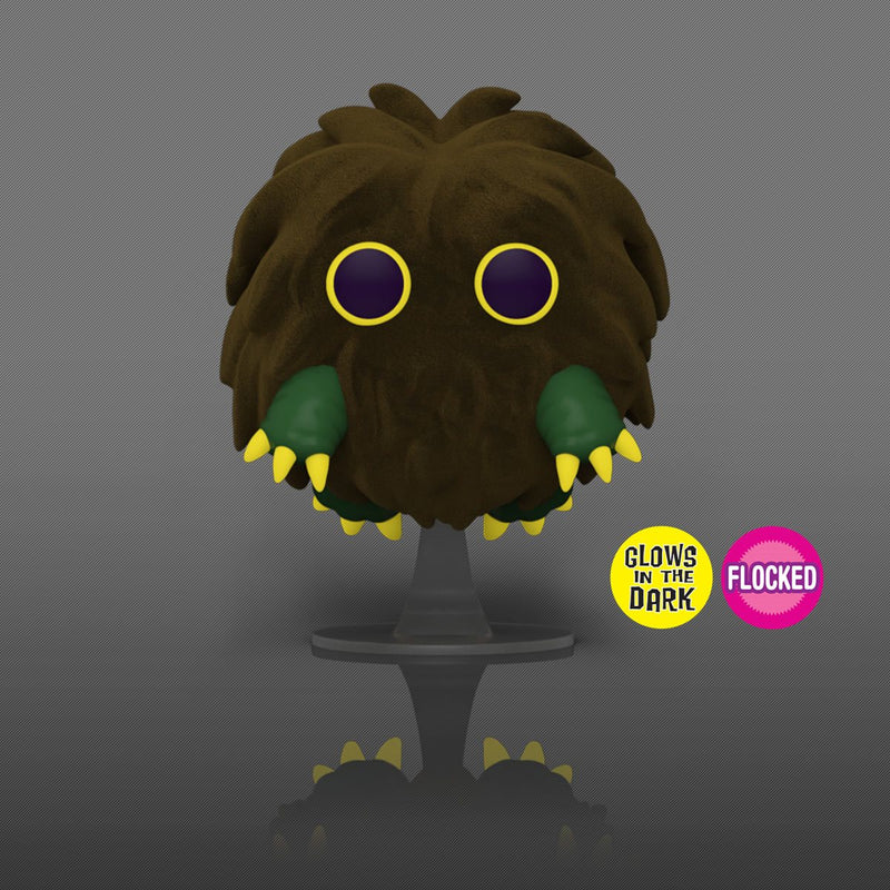 Funko Pop! Yu-Gi-Oh! Kuriboh Flocked Glow in the Dark AAA Exclusive Vinyl Figure