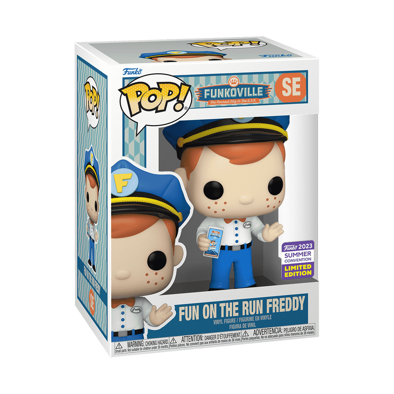 Funko Pop! Freddy Funko: Fun on the Run Freddy SE 2023 Summer Convention Vinyl Figure