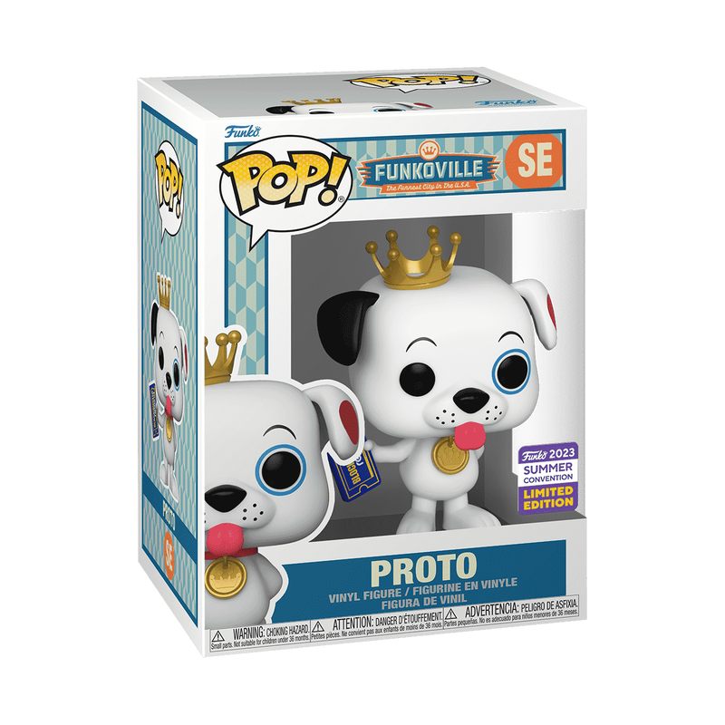 Funko Pop! Funkoville: Proto with Blockbuster Card SE 2023 Summer Convention Vinyl Figure