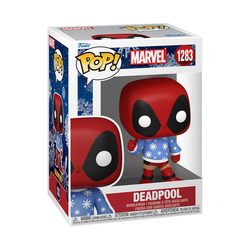 Funko Pop! Marvel Deadpool: Holiday Deadpool in Sweater Vinyl Figure