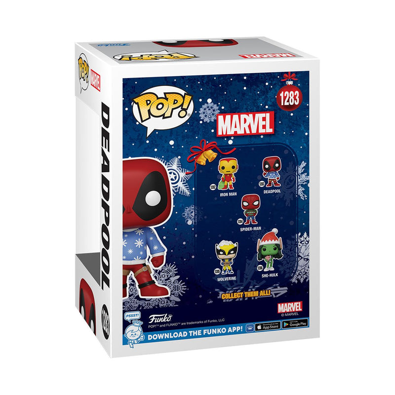 Funko Pop! Marvel Deadpool: Holiday Deadpool in Sweater Vinyl Figure