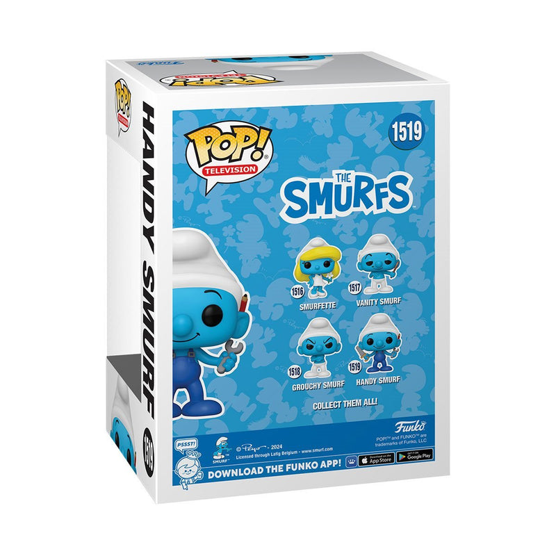 Funko Pop! The Smurfs: Handy Smurf Vinyl Figure