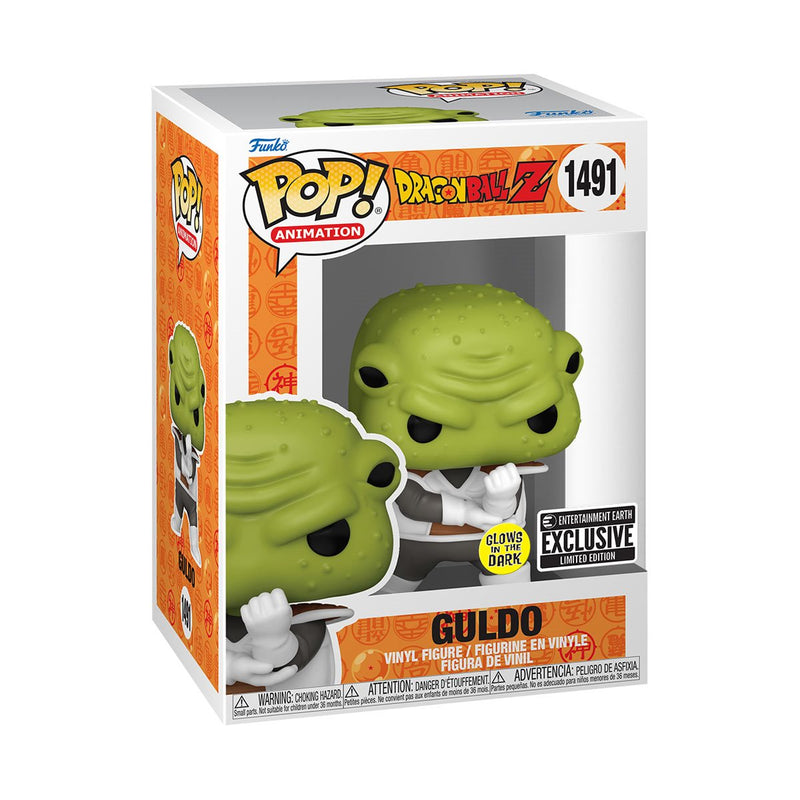 Funko Pop! Dragon Ball Z: Guldo Glow in the Dark EE Exclusive Vinyl Figure