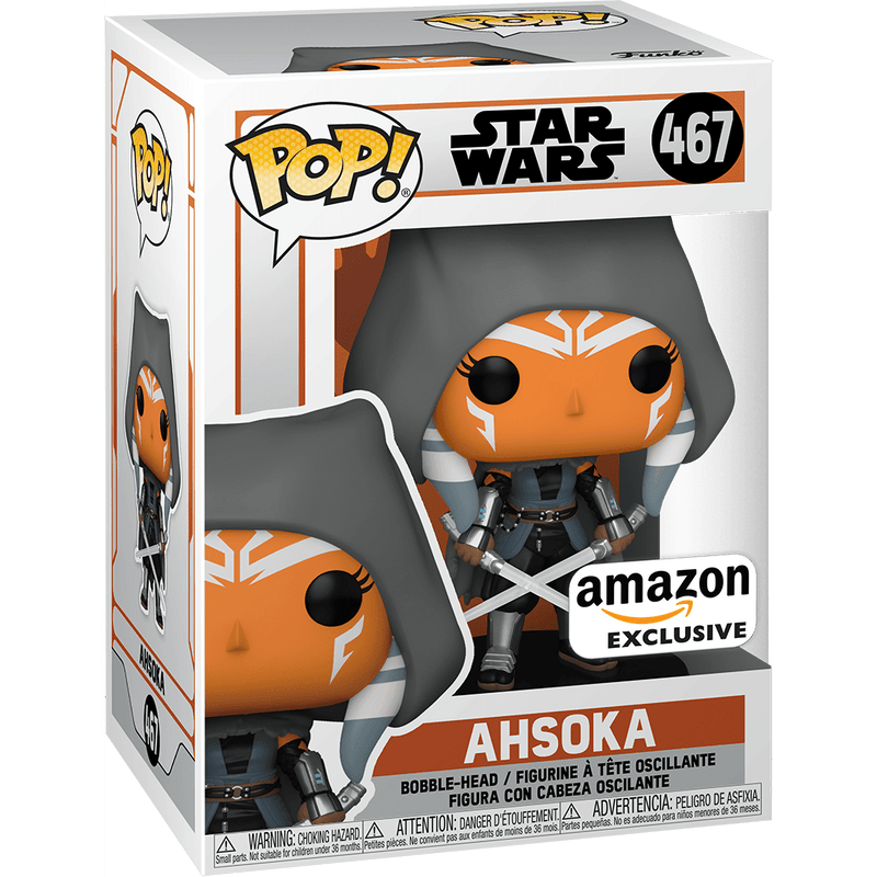 Funko Pop! Star Wars: Hooded Ahsoka with Dual Sabers