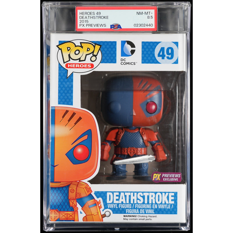 Funko Pop! DC Comics: Deathstroke PSA Graded Vinyl Figure