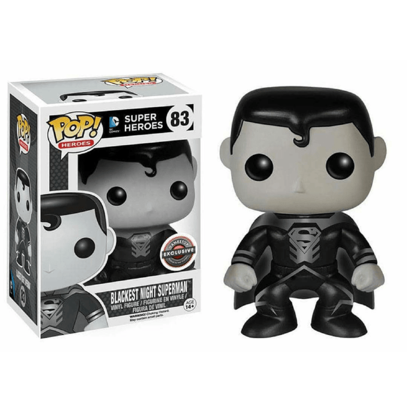 Funko Pop! DC Super Heroes: Blackest Night Superman (GameStop) Vinyl Figure