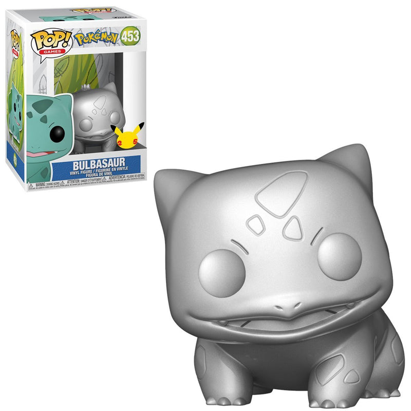 Funko Pop! Pokemon 25th: Bulbasaur (Silver Metallic) Vinyl Figure