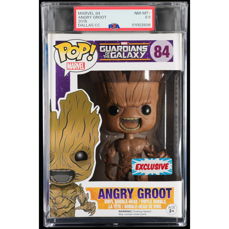 Funko Pop! Guardians of the Galaxy: Angry Groot PSA Graded Vinyl Figure