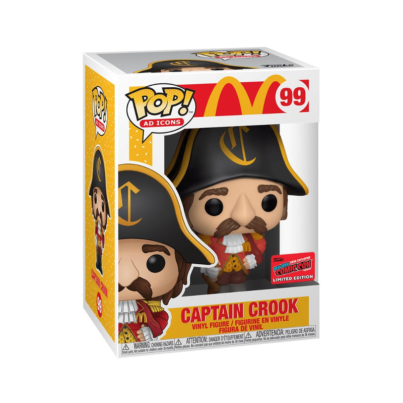 Funko Pop! McDonald's Captain Crook 2020 NYCC Exclusive Vinyl Figure