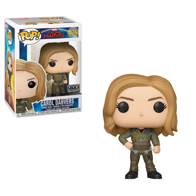 Funko Pop! Marvel Captain Marvel: Carol Danvers (FYE) Vinyl Figure