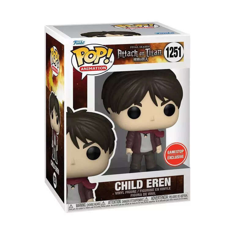 Funko Pop! Attack on Titan: Child Eren (GameStop) Vinyl Figure