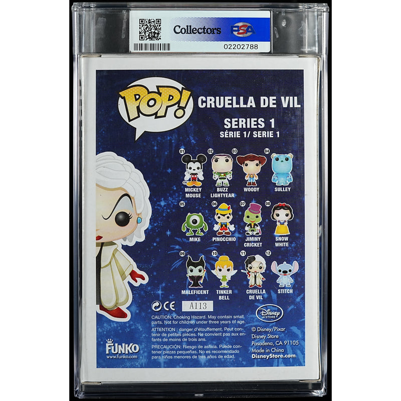 Funko Pop! Disney: Cruella de Vil PSA Graded Vinyl Figure