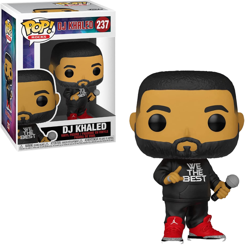 Funko Pop! Vinyl DJ Khaled: DJ Khaled in We the Best Shirt Vinyl Figure