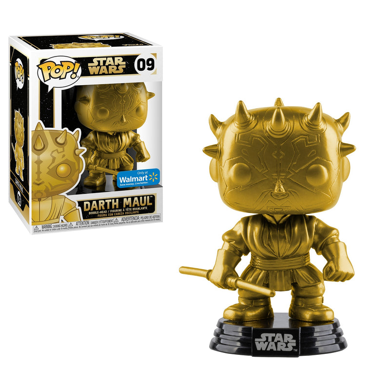 Funko Pop! Star Wars: Darth Maul Gold (Walmart) Vinyl Figure