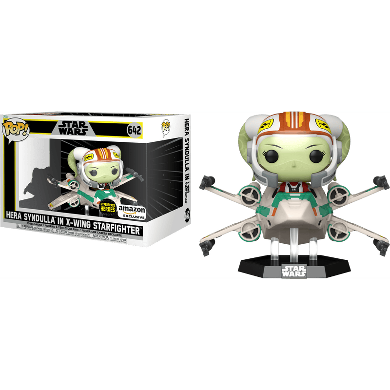 Funko Pop! Rides Star Wars: Hera Syndulla in X-Wing Starfighter (Amazon Hyperspace Heroes) Vinyl Figure