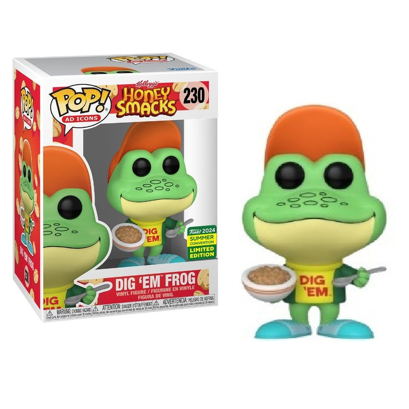 Funko Pop! Kellogg's Honey Smacks: Dig 'Em Frog ((2024 Summer Convention) Vinyl Figure