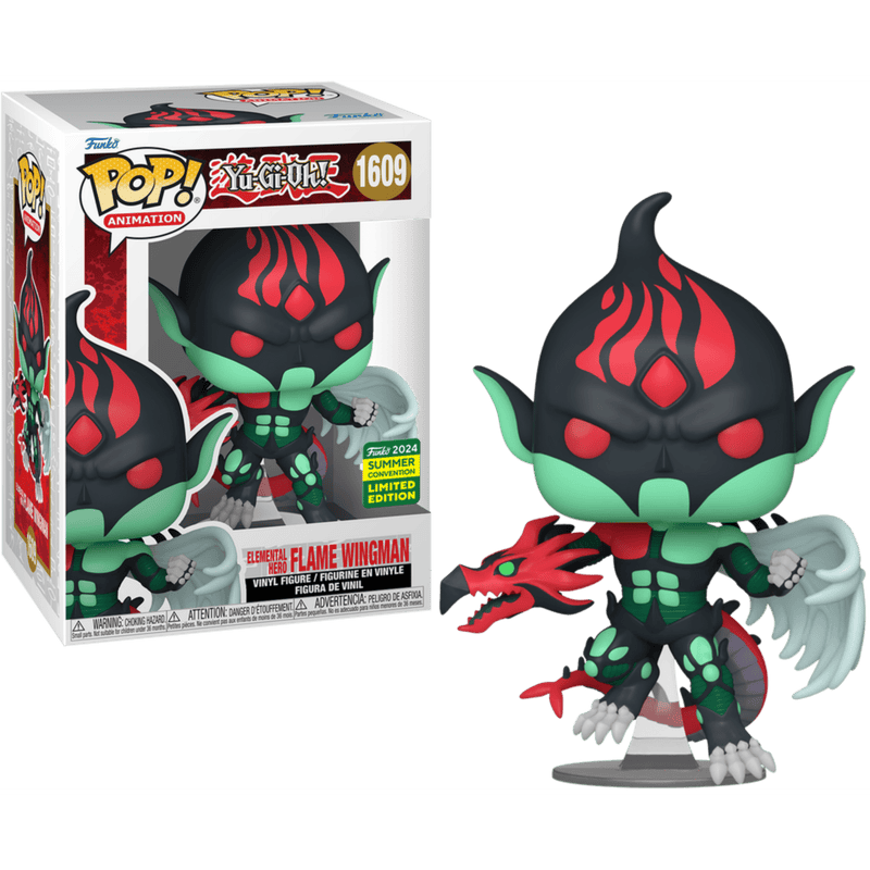 Funko Pop! Yu-Gi-Oh!: Elemental Hero Flame Wingman (2024 Summer Convention) Vinyl Figure