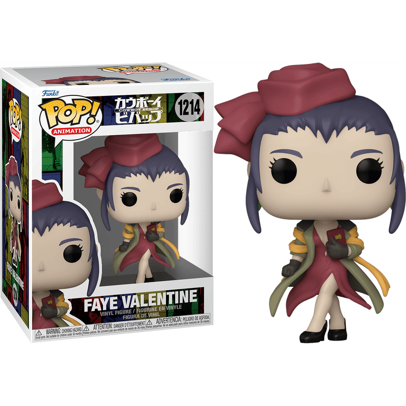 Funko Pop! Cowboy Bebop: Faye Valentine Vinyl Figure