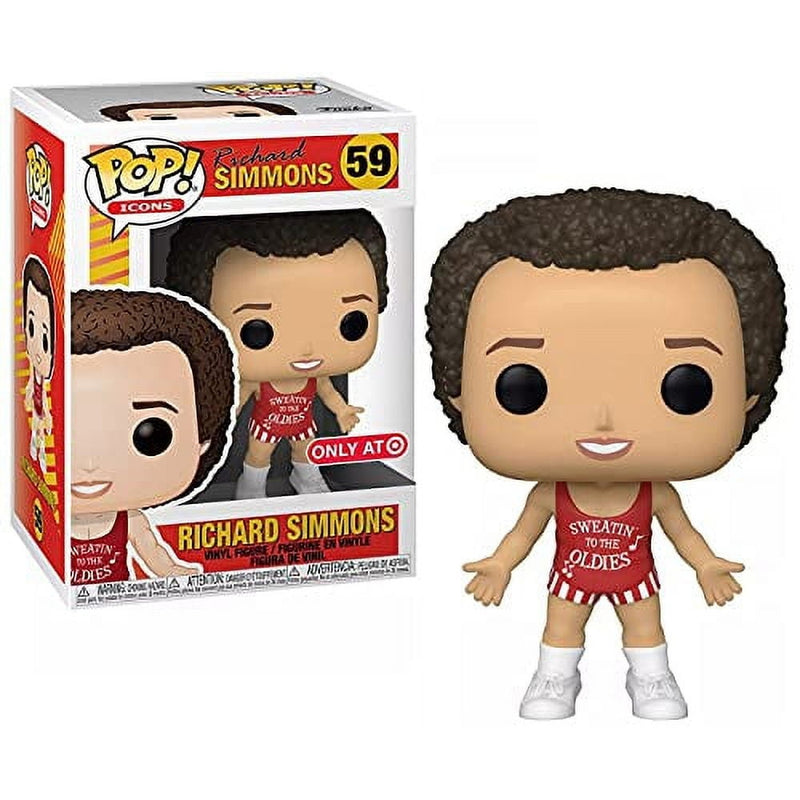 Funko Pop! Richard Simmons: Richard Simmons Sweatin' to the Oldies in Red (Target) Vinyl Figure