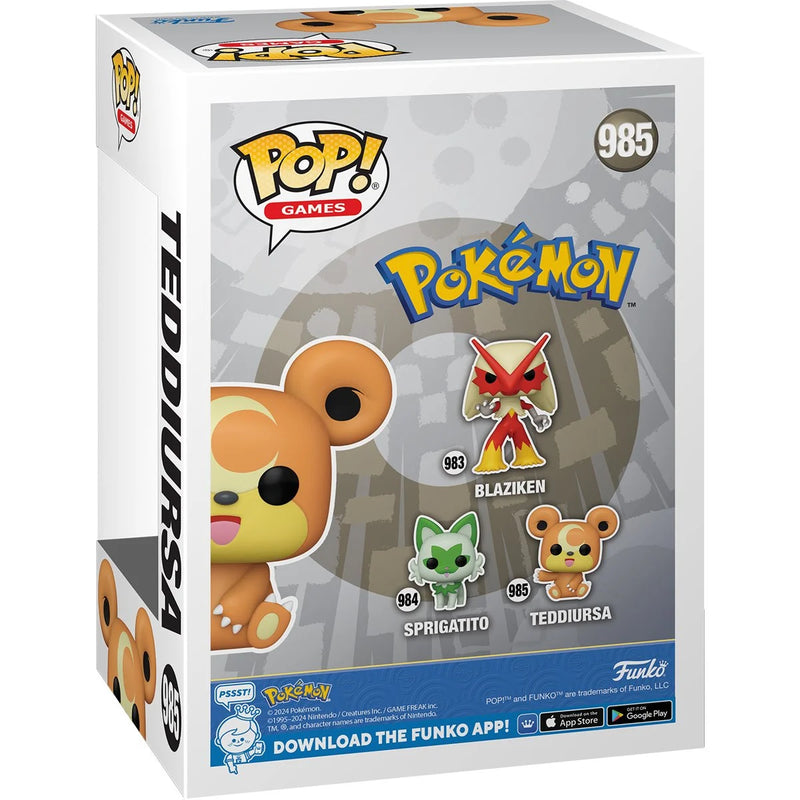 Funko Pop! Pokemon Teddiursa Vinyl Figure