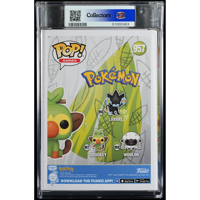 Funko Pop! Pokemon: Grookey PSA Graded Vinyl Figure