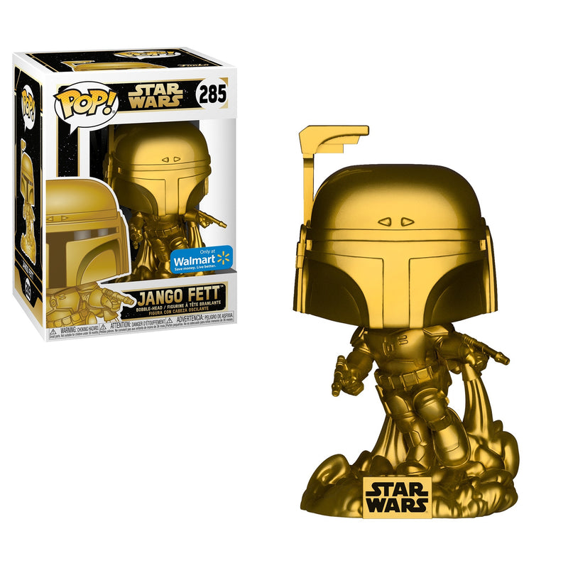 Funko Pop! Star Wars: Jango Fett Gold (Walmart) Vinyl Figure