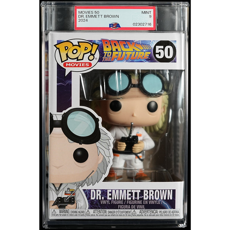 Funko Pop! Back to the Future: Dr. Emmett Brown PSA Graded Vinyl Figure