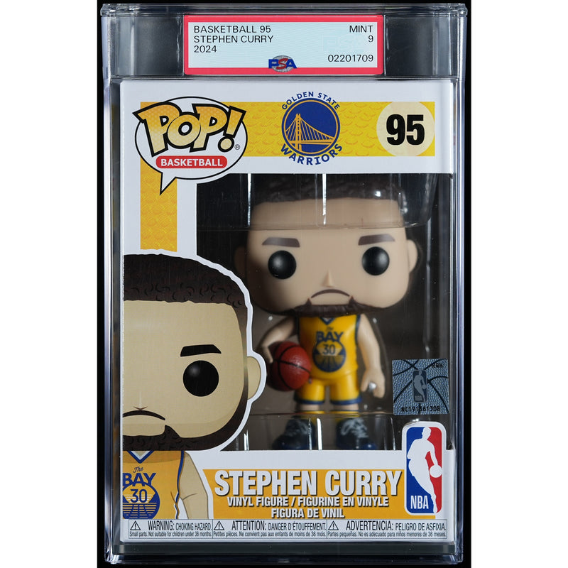 Funko Pop! Golden State Warriors: Stephen Curry PSA Graded Vinyl Figure