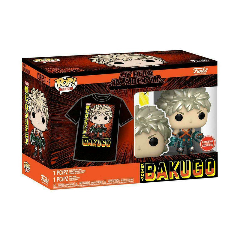 Funko POP! Multi-Pack My Hero Academia: Katsuki Bakugo & XL T-Shirt 2-Pack (Gamestop Exclusive) Vinyl Figure