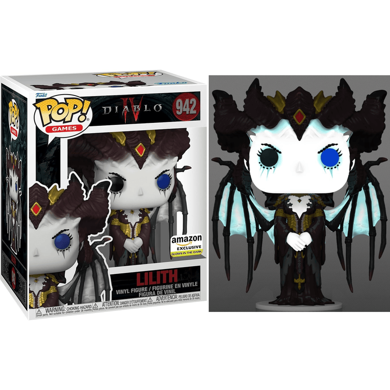 Funko Pop! Deluxe Diablo IV: Lilith GITD (Amazon) Vinyl Figure