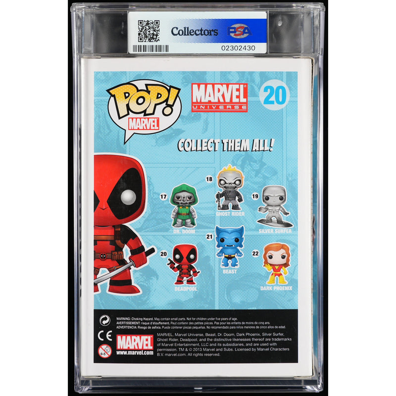 Funko Pop! Marvel Universe: Deadpool PSA Graded Vinyl Figure