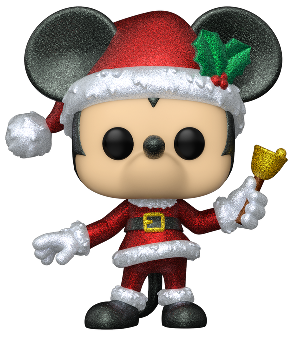 Funko Pop! Disney Mickey Mouse as Santa Claus Diamond Hot Topic Exclusive
