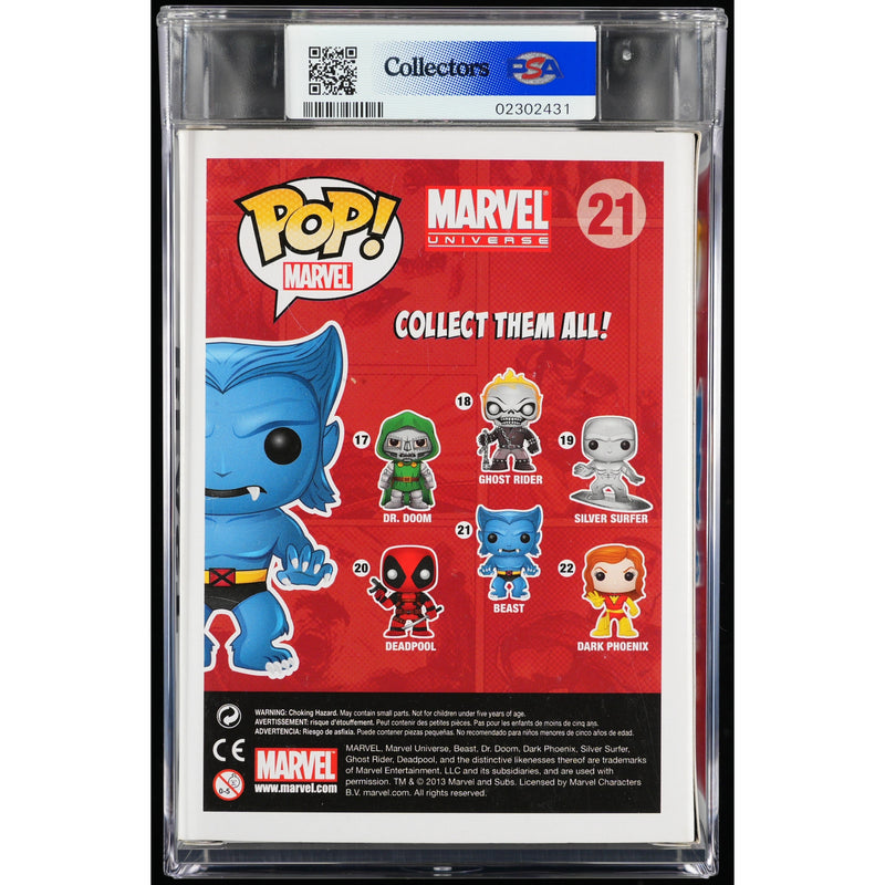 Funko Pop! Marvel Universe: Beast PSA Graded Vinyl Figure