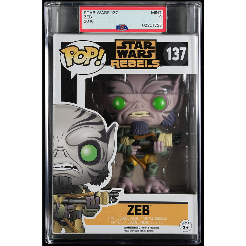 Funko Pop! Star Wars: Zeb PSA Graded Vinyl Figure