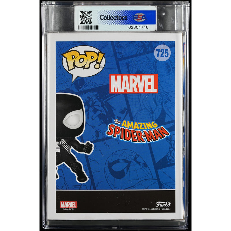 Funko Pop! Marvel: Spider-Man (GITD Symbiote Suit) PSA Graded Vinyl Figure