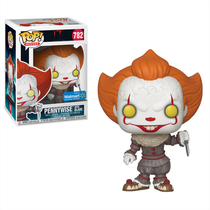 Funko Pop! IT Chapter Two: Pennywise with Blade (Walmart) Vinyl Figure