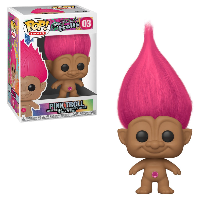 Funko Pop! Good Luck Trolls: Pink Troll Vinyl Figure