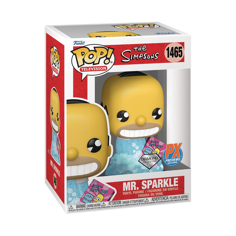 Funko Pop! The Simpsons: Mr. Sparkle Homer Simpson Diamond PX Exclusive Vinyl Figure