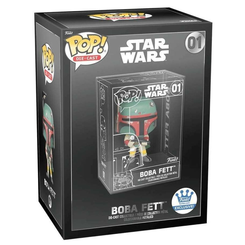 Funko Pop! Die-Cast Star Wars: Boba Fett Vinyl Figure