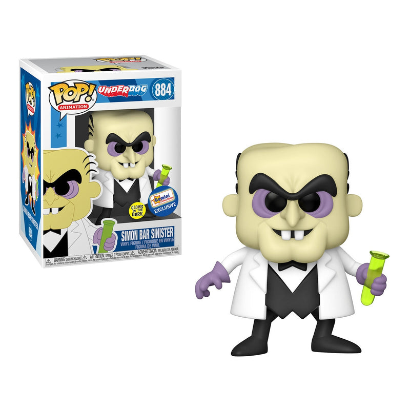 Funko Pop! Underdog: Simon Bar Sinister GITD (Gemini Collectibles) Vinyl Figure