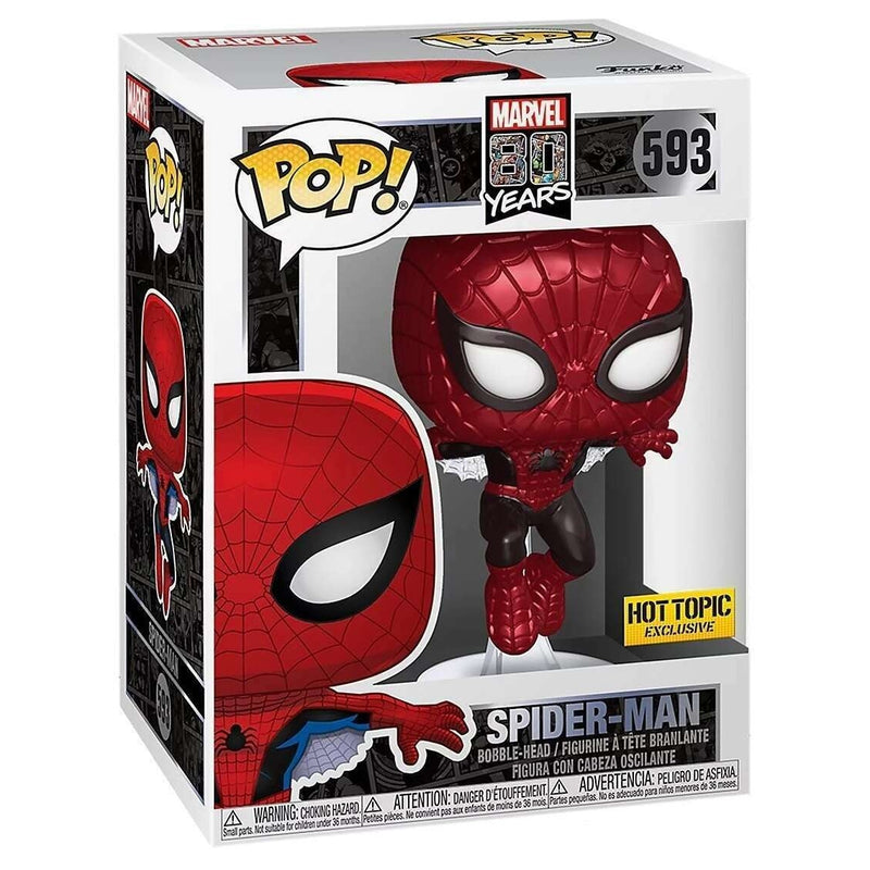 Marvel 80 Years: Spider-Man [Metallic Exclusive] Vinyl Figure